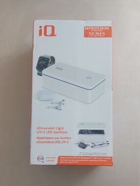 White UV-C LED Sanitizer - Ultraviolet Light Disinfection Box